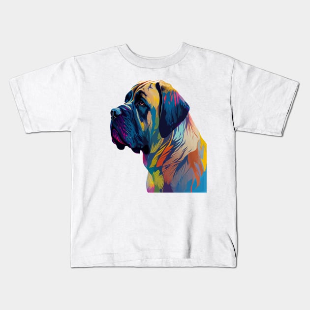 English Mastiff Kids T-Shirt by JH Mart